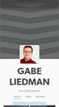 Mobile Screenshot of gabeliedman.com